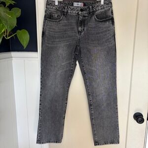 Cabi 100 Boyfriend Jeans Gray Charcoal Smoke Wash Size 4 EUC